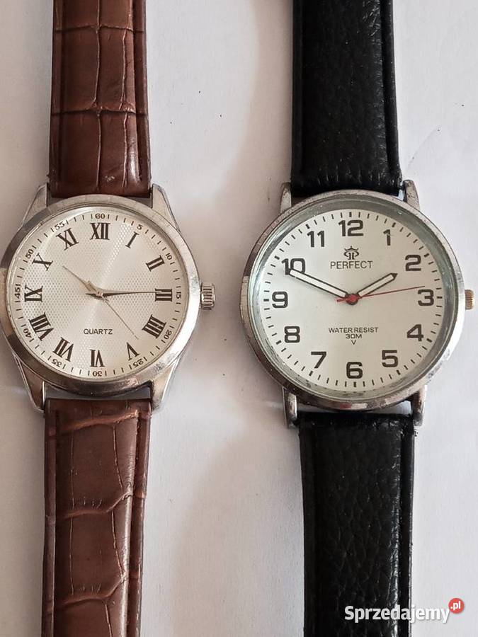 ZEGARKI KWARCOWE ZESTAW 2 SZTUK unisex Szczecinek