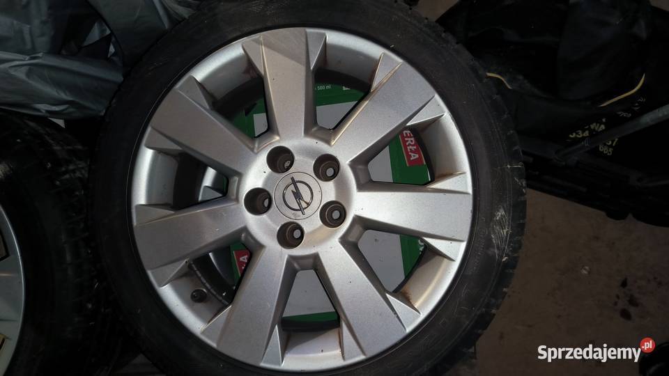 Koła alufelgi 17 na letnich oponach opel vectra lubelskie Lublin
