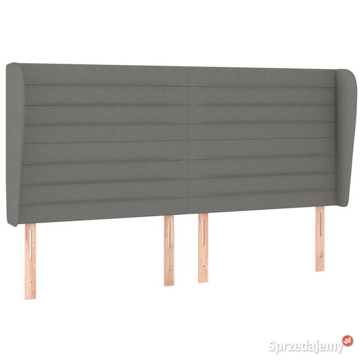 Zagłówek uszak ciemnoszary 203x23x118128 tkanina Warszawa sprzedam