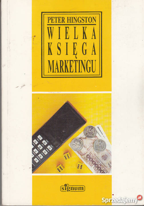 01475 WIELKA KSIĘGA MARKETINGU PETER HINGSTON Czyrna sprzedam