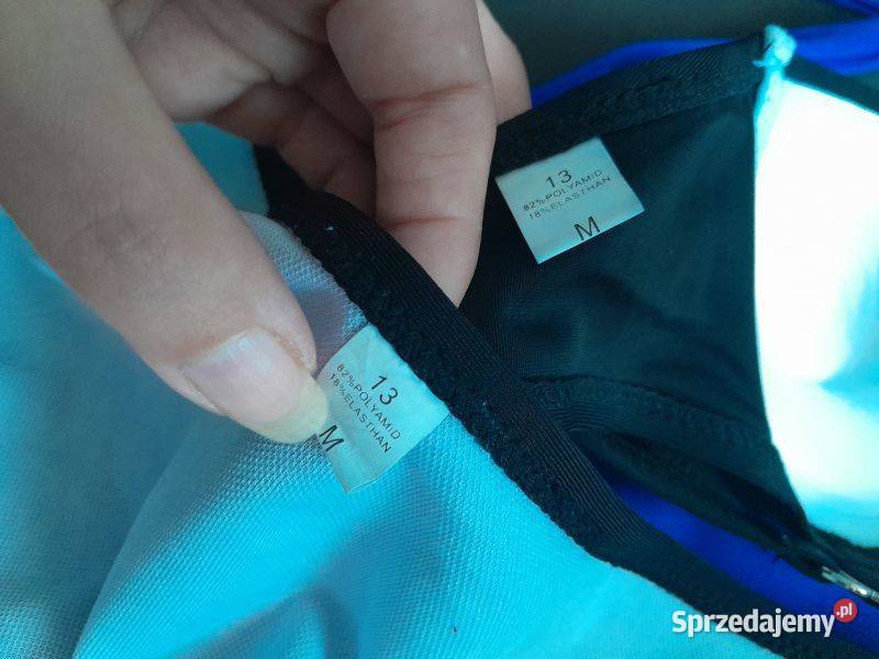 Strój kąpielowy dwuczęściowy czarnogranatowy Siewierz