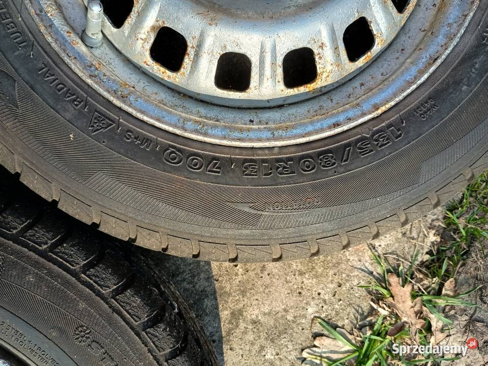 Felgi stalowe z oponami Fiat Panda 1 koła 13 Samochodowe opolskie