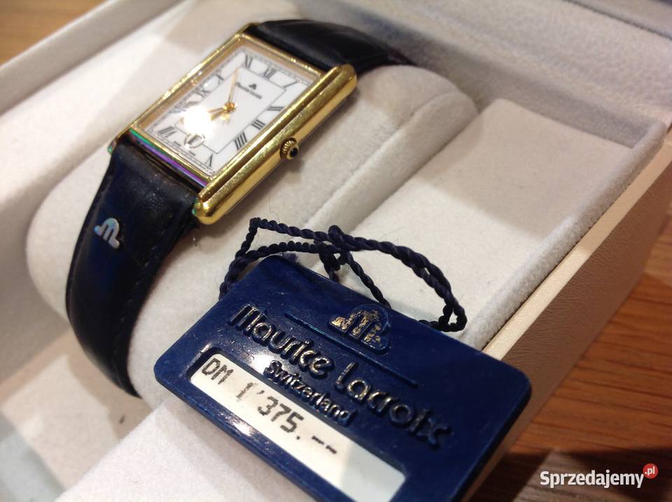 Szwajcarski Pozłacany Zegarek Maurice Lacroix unisex Nowa Sól