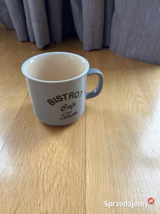 Kubek Bistrot Caf Latte 400 ml ceramiczny szary Kubki