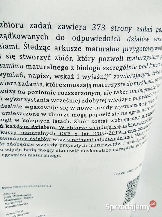 Biologia 2 Biomedica Antykwariat Warszawa