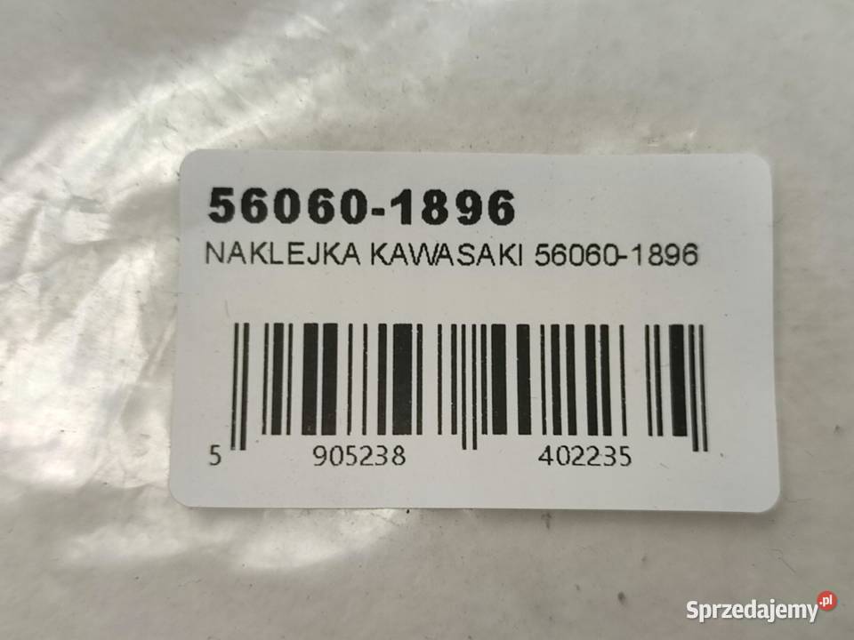 NAKLEJKA NA LEWY BOCZEK KAWASAKI ZZR600 1994