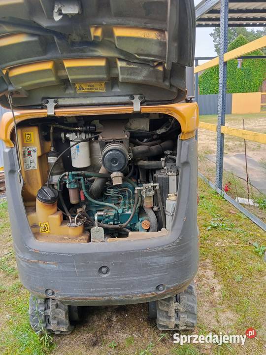 Minikoparka VOLVO EC15C R2018 MG 2750 4 łyżki Koparki Nowołoskoniec