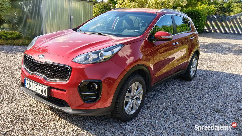 Kia Sportage 16 benzyna welurowa tapicerka małopolskie Miechów
