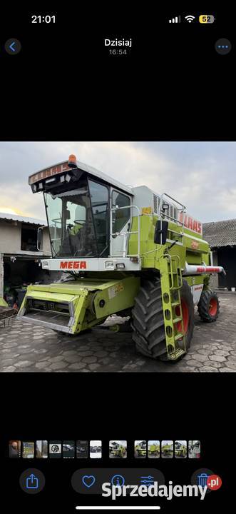 Claas mega 208 dominator hydrostat nie 20410896 Ostrów Wielkopolski