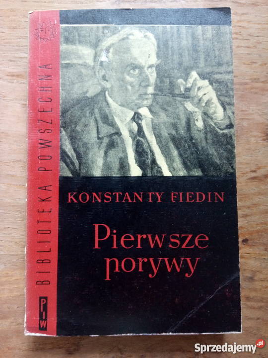 Pierwsze porywy książka Konstanty Fiedin wydanie miękka śląskie Dąbrowa Górnicza
