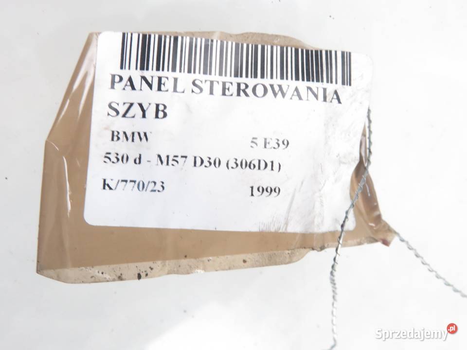 PANEL SZYB BMW 5 E39 8380646