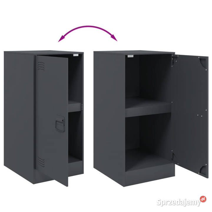 Szafka antracytowa 345x39x73 stal WM841711 Warszawa
