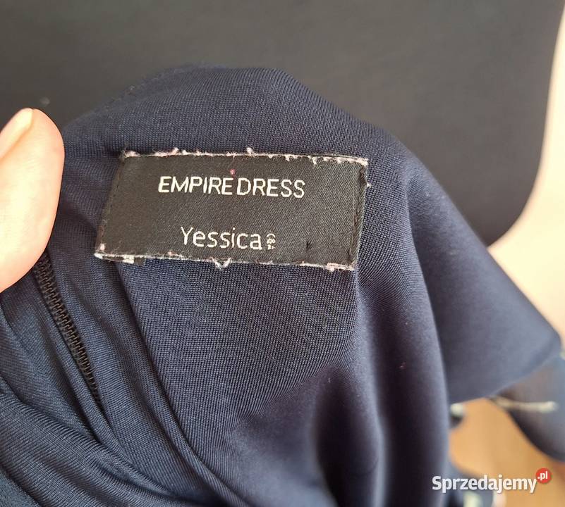 Zestaw długa sukienka midi asymetryczna 2 sztuki biały Kraków