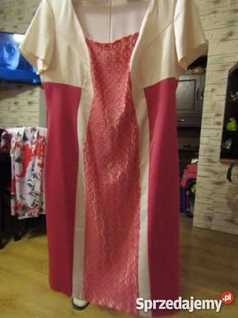 Koralowabiało z koronką małopolskie Limanowa sprzedam