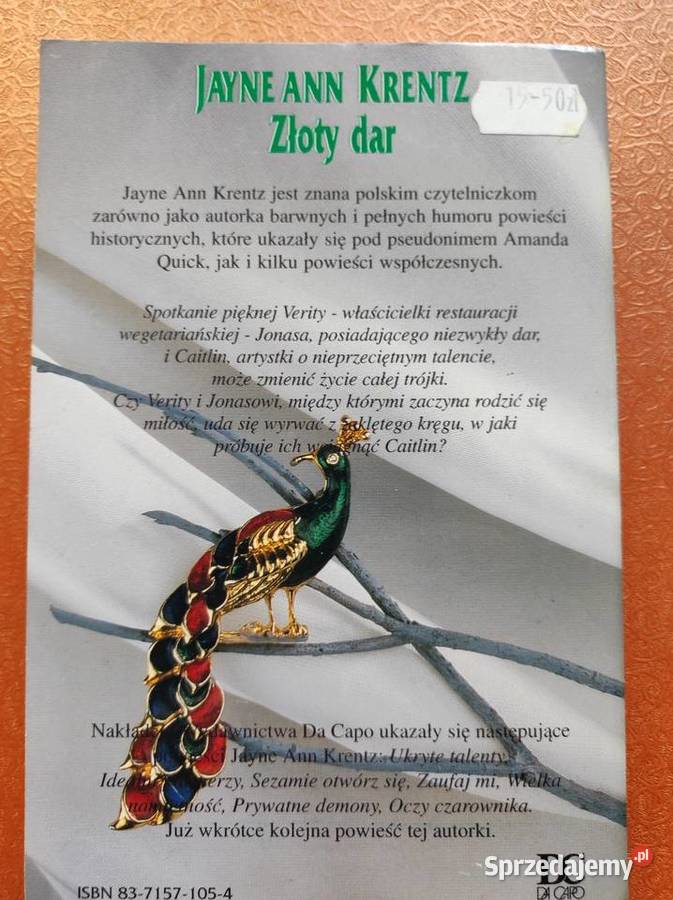 Złoty dar Jayne Ann Krentz Amanda Quick miękka Kielce