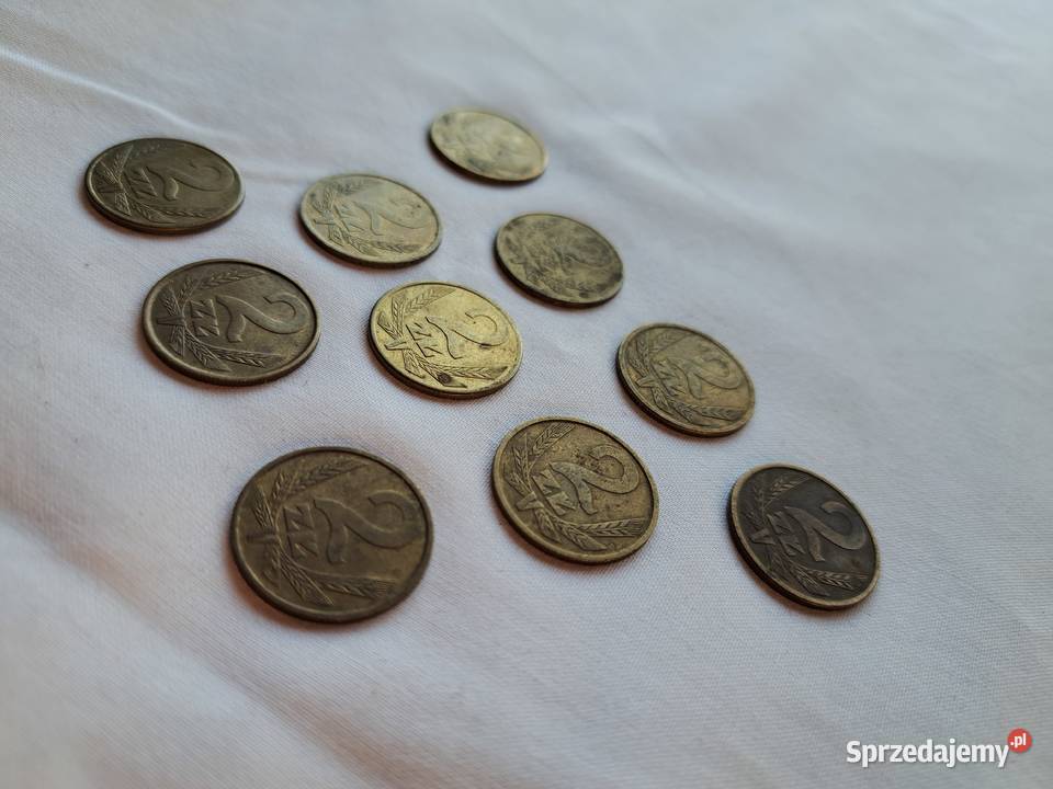 Monety 2 10 sztuk 1979r80r82r85r87r88 małopolskie Brzesko