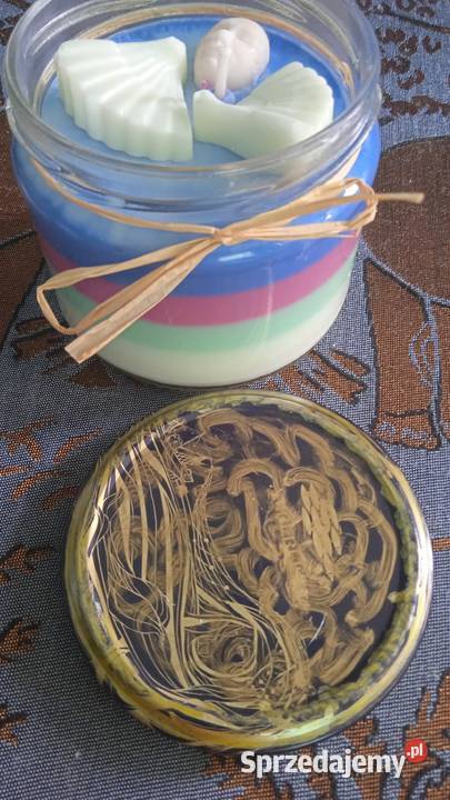 PASTELOWA ŚWIECA SOJOWA W SZKLANYM SŁOIKU Piła