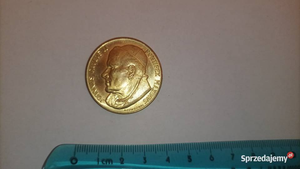 Moneta Joannes Paulus II Pontifex Maximus Roma Piastów
