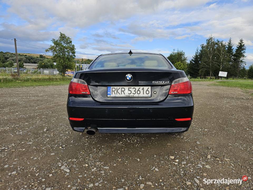 BMW E60 520D 2006r 163 podkarpackie Miejsce Piastowe