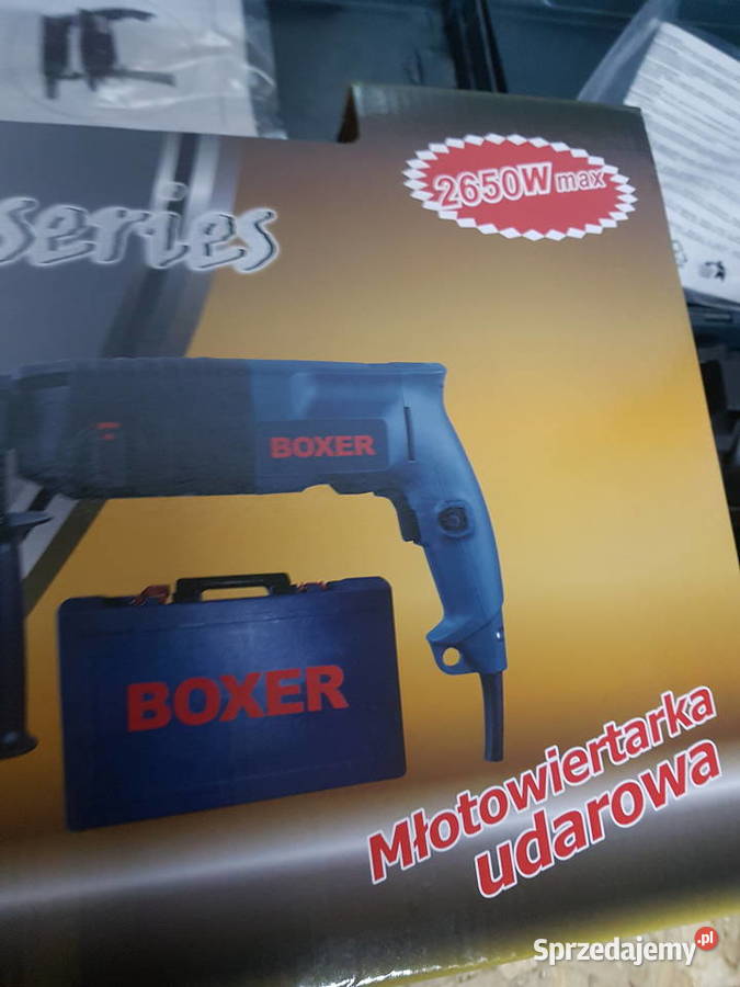 Młotowiertarka 2650 wat BOXER sr089 2 futerka