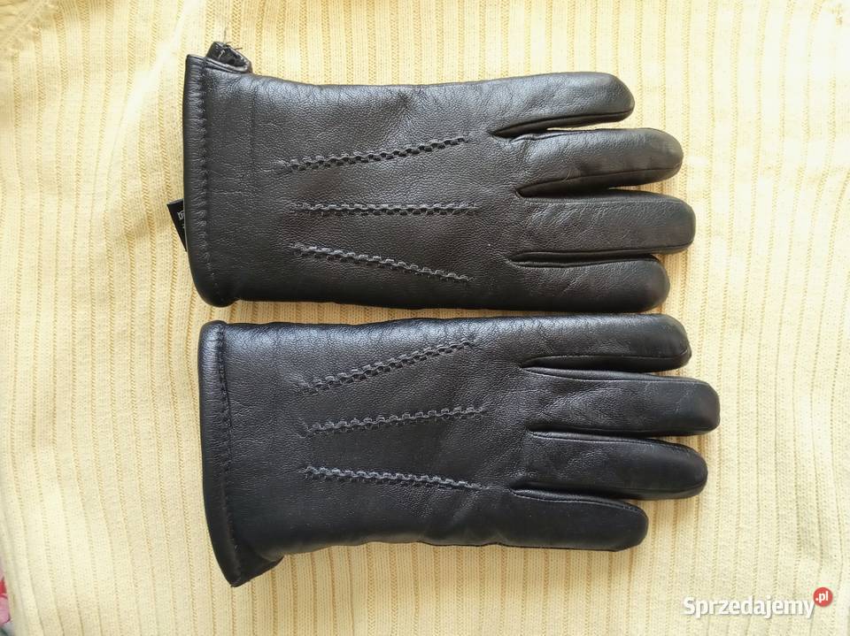 Rękawiczkin męskie skurzane na futerku Warszawa