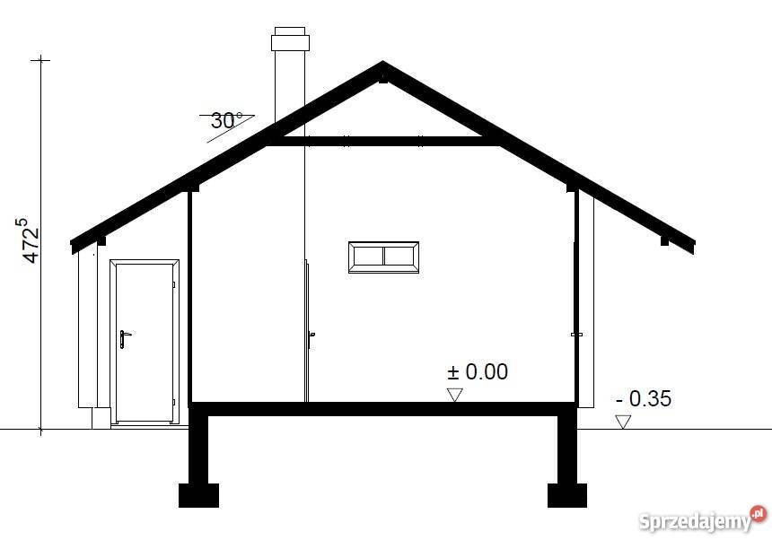 Projekt domu R02 drewniany Koszalin