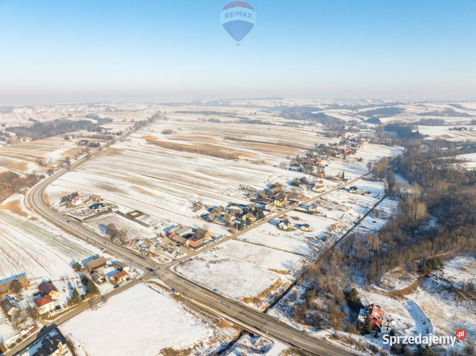 Działka usługowa z wz S7 małopolskie Szczepanowice sprzedam