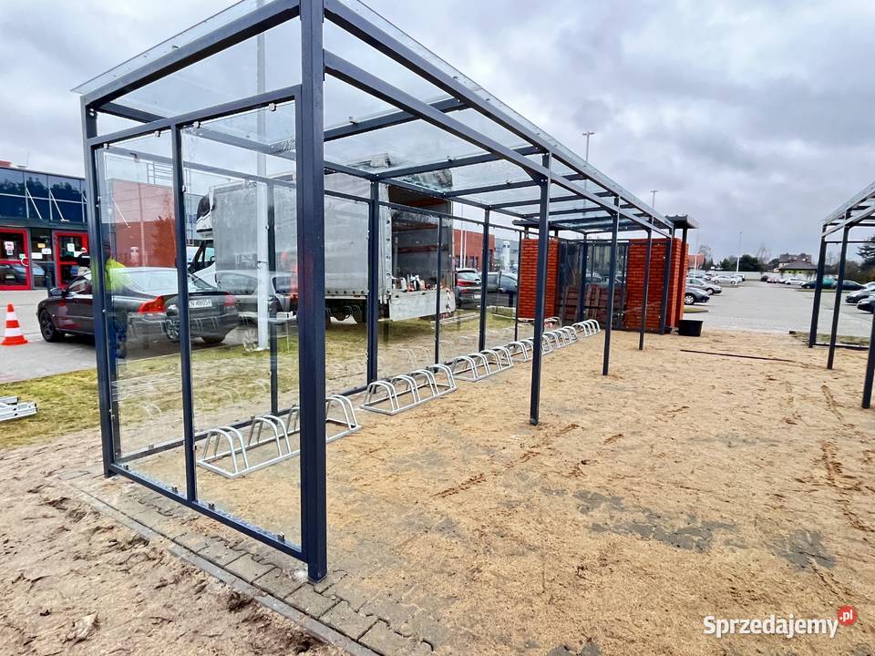 Wiata rowerowa szklana Katowice sprzedam