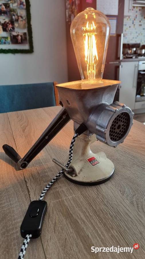 Lampy z maszynek do mielenia mięsa Loft vintage śląskie Czechowice-Dziedzice