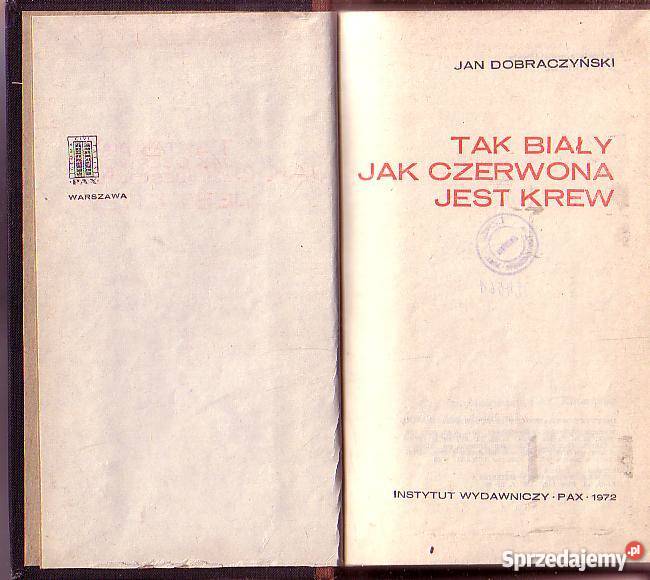 9881 TAK BIAŁY CZERWONA JEST KREW JAN małopolskie Czyrna