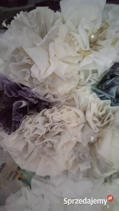 ZAWIESZKI WIANUSZKI Z BIBUŁKI rękodzieło