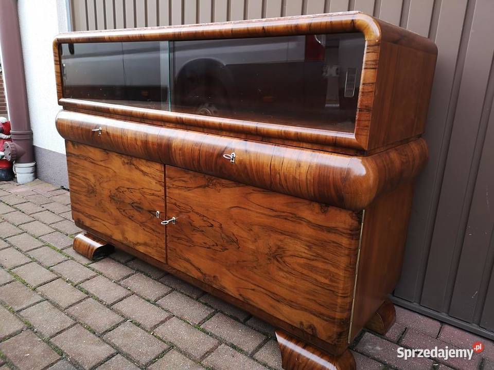 Komoda Pomocnik ARTDECO Orzech Stara Antyk Swarzędz