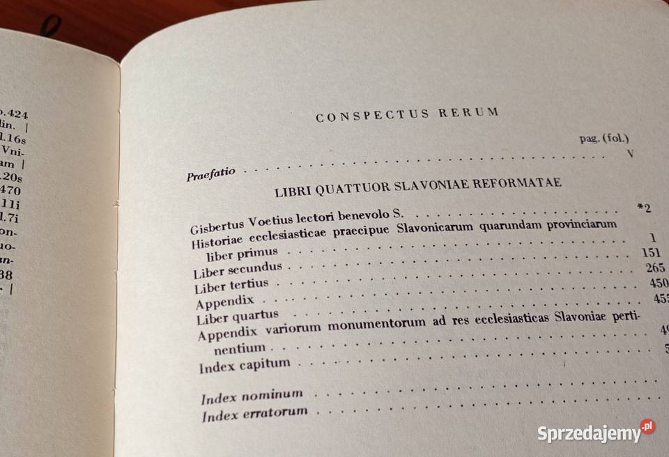 Libri quattuor slavoniae reformatae Slavonia Rok wydania 1973 Gdańsk