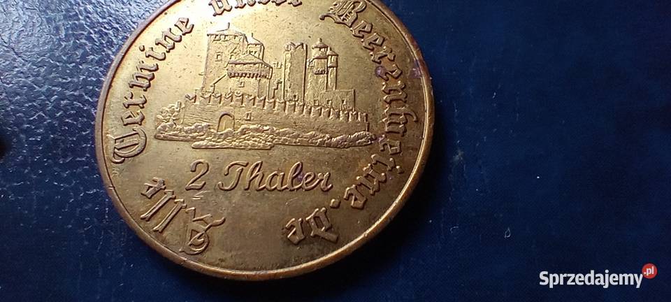 Stare monety Medal Niemcy 76 Lesko