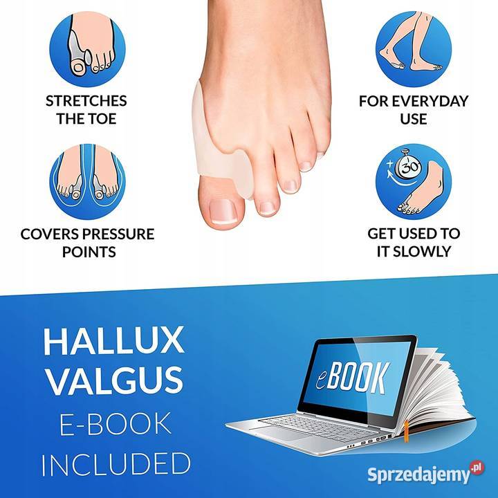 YOGAMEDIC Ochraniacze prostujące haluksy 6 Pozostałe Zamość