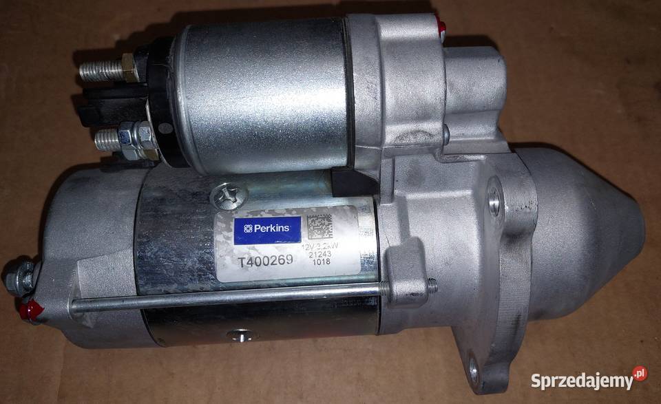 Rozrusznik Perkins T400269 Silnik i osprzęt Porąbka