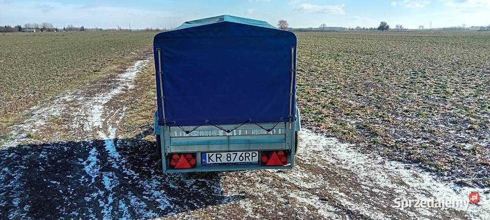 Przyczepka TEMA Świdnik DMC 750 Plandeka Modryń sprzedam