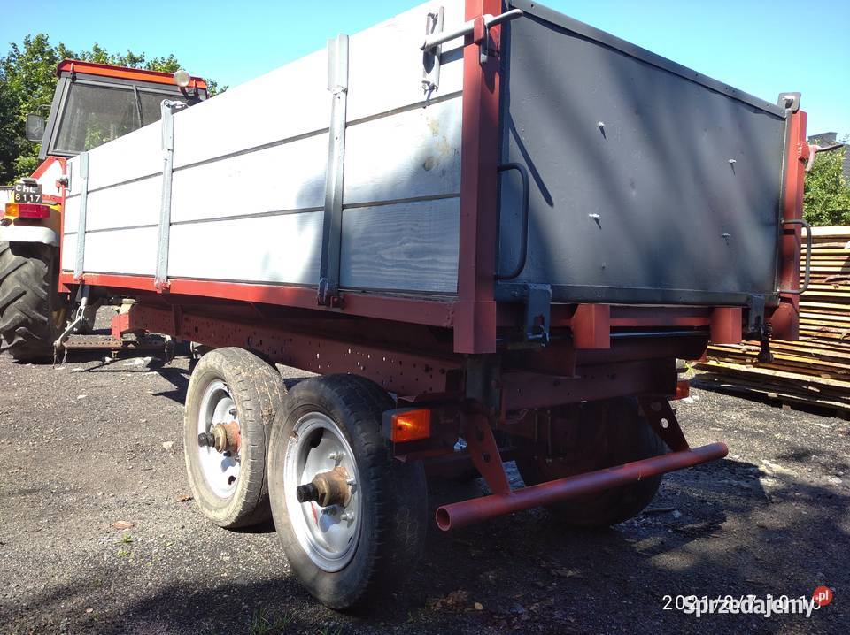 Przyczepa przyczepka rolnicza wywrotka wóz Krasnystaw