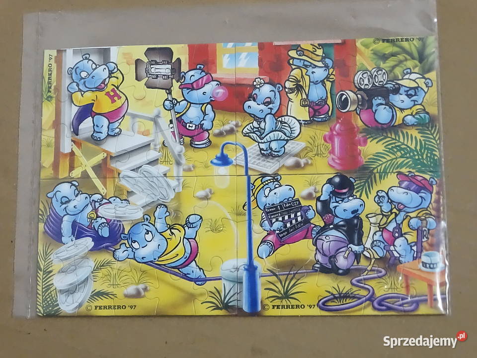 Kolekcjonerskie Puzzle Kinder Niespodzianka Biłgoraj