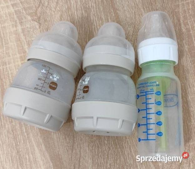 Zestaw 3 butelek do karmienia MAM i Dr Browns Olsztyn sprzedam