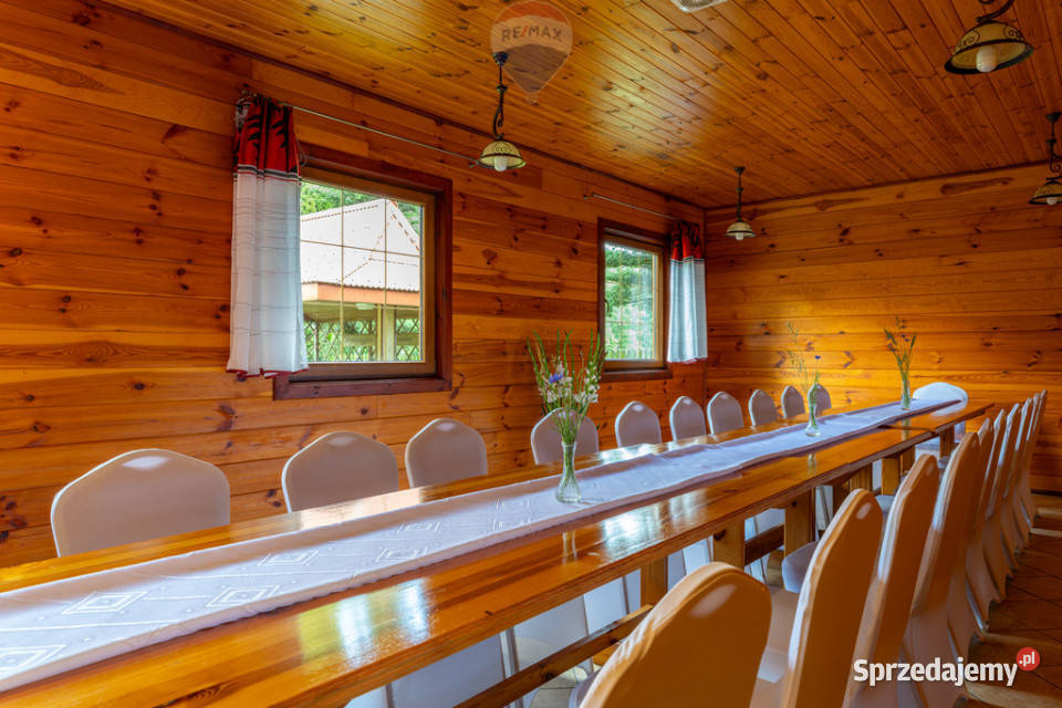 Obiekt eventowy z noclegami i salą bankietkową dojazd asfaltowy Wygnanka sprzedam