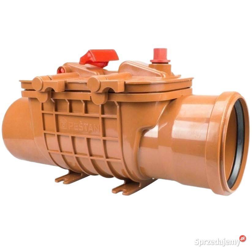 Podwójna zasuwa burzowa zawór zwrotny 110 mm śląskie