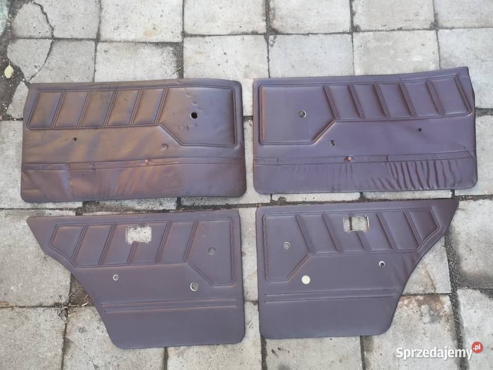 Boczki drzwi czarne brązowe Polonez Borewicz FSO Szczecin