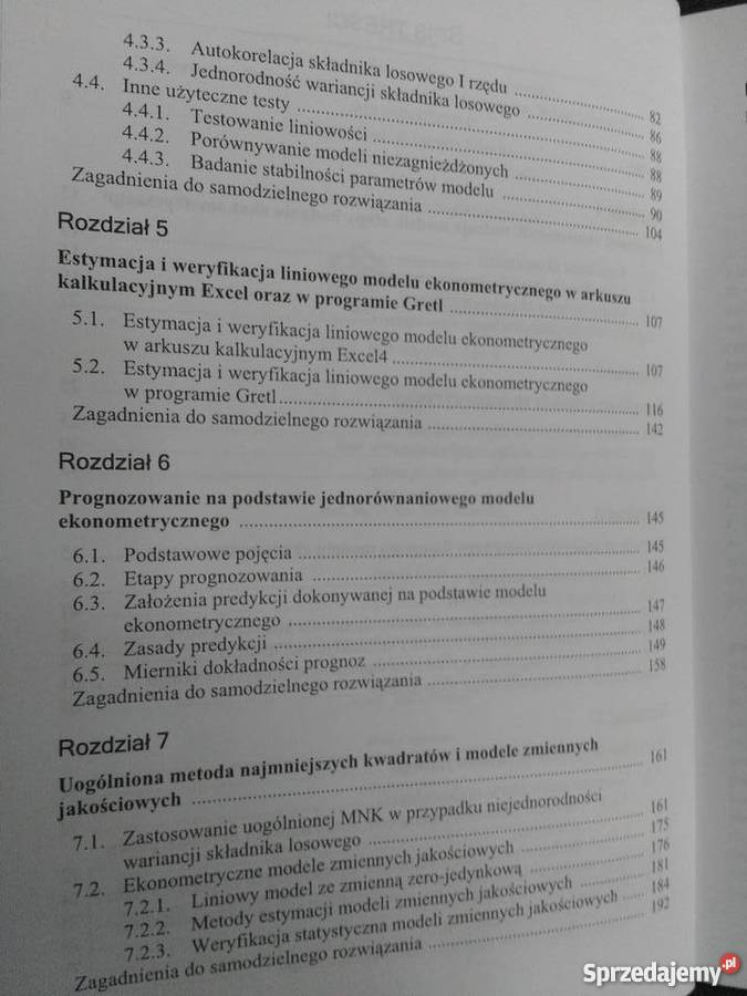 Ekonometria współczesna Monika Kośko Magdalena mazowieckie Warszawa