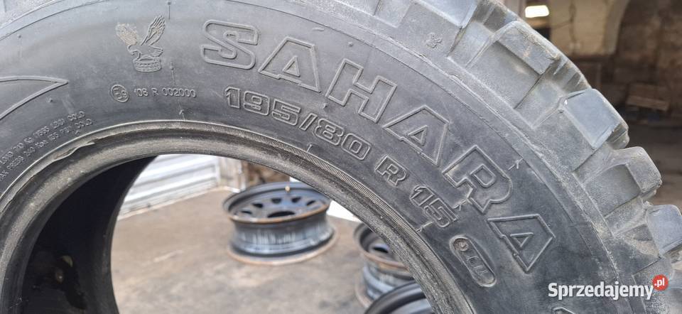 Felgi stalowe 15 OPONA TERENOWA BIEŻNIK SAHARA Budzów