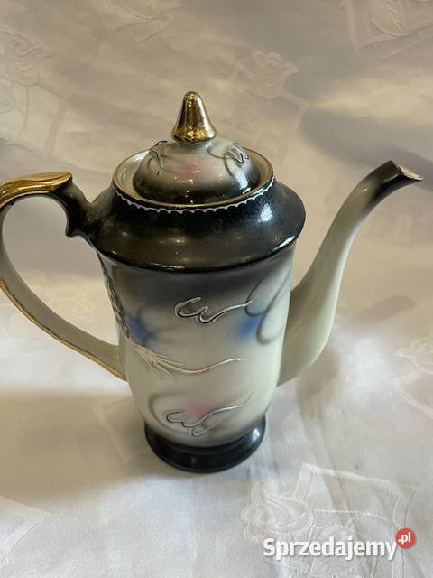 Porcelanowy zestaw kawowyherbaciany z motywem Rękodzieło małopolskie Kraków