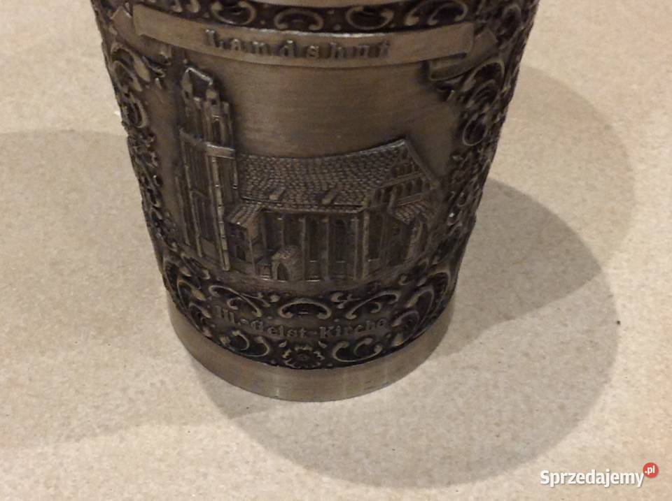 Stary Kielich Cynowy Sygnowany lubuskie Nowa Sól