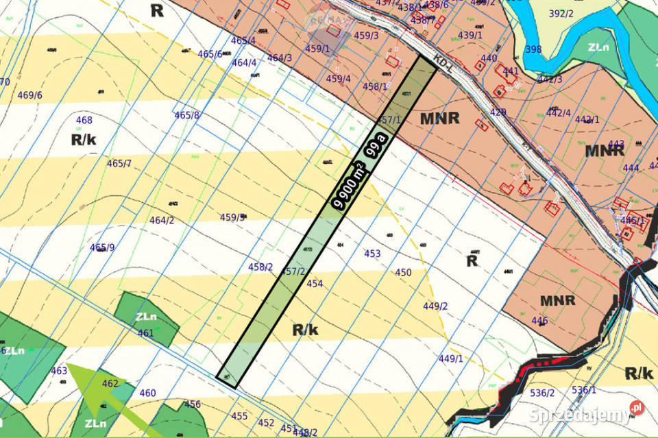 Działka 99a rolbud Smerekowiec Uście Gorlickie sprzedam