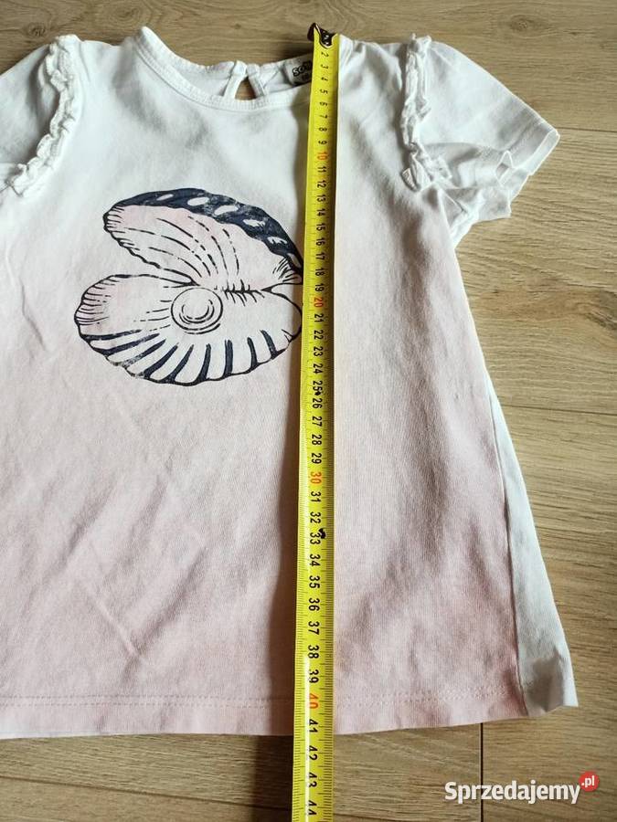Tshirt koszulka dziewczęca biała 98 Płock