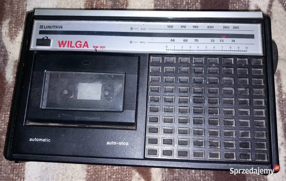 Zestaw elektroniki PRL retro radia Unitra TV Gdynia